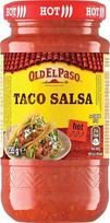 "Old El Paso Tortilla Taco Salsa Hot" - aštri vaisių pomidorų salsa - 1 x 235g