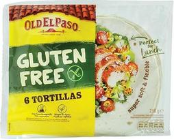 "Old El Paso" tortilijos - be glitimo - meksikietiškos tapijokos, kvinojos ir kukurūzų vyniotinės - 1 x 216 g