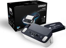 "OMRON Complete" - išmanusis viršutinės rankos kraujospūdžio matuoklis su EKG funkcija, skirtas kraujospūdžiui matuoti ir AFib (prieširdžių virpėjimo) patikrai namuose | 22-42 cm | kliniškai patvirtinta | su