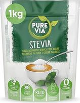 "Pure Via Stevia" saldiklis 1 kg, cukraus pakaitalas be cukraus, tinkantis keto ir neturintis kalorijų