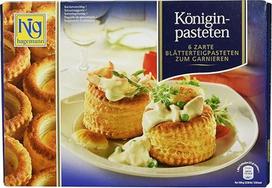 "Queen Pies" subtilūs sluoksniuotos tešlos pyragaičiai, skirti papuošti 6 vnt. (2x3)
