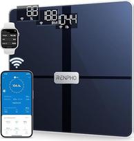"Renpho WiFi" išmaniosios svarstyklės "Bluetooth" kūno riebalų svarstyklės, su kūno riebalų ir raumenų masės funkcija, belaidė kūno analizė ir 13 kūno verčių stebėsena jūsų sveikatai