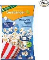 "Seeberger" mikrobangų krosnelės kukurūzai sūrūs su saulėgrąžų aliejumi 24 x 90 g