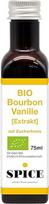 "Spice Organic Bourbon Vanilla Extract", 75 ml natūralaus vanilės ekstrakto skysčio iš ekologiškos vanilės, aukštos kokybės esencija iš Madagaskaro vanilės pupelių, idealiai tinka kepimui ir rafinavimui, be alkoholio