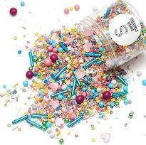 "Super Streusel Confetti Parade" | Cukriniai pabarstukai tortams, sausainiams, pyragams ir dar daugiau | Visi ingredientai iš ES | Hamburgo "Streuselmix", žinomas televizijoje ir spaudoje | Be AZO dažiklių (90 g)