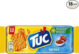 "Tuc Paprika" krekeriai, 18 vnt. (18 x 100 g)