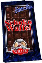 "Willis" šokoladiniai vafliai 90 g šviežio šokolado vaflių pakuotė, 30 vnt.