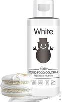 160 ml skysti maistiniai dažai tortams, kepiniams, sausainiams, makaronams - koncentruoti dažai be cukraus, skirti tortų, gėrimų, velykinių kiaušinių, "pasidaryk pats" šlamšto dekoravimui (balti)