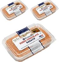 3 x paruoštas naudoti skrudintas "Kadayıf" Dubajaus šokoladui, skrudintas "Kadayıf" Paruoštas naudoti skrudintas "Kadayıf" Paruoštas naudoti "Kadaifi", tešlos siūlai, "Angel Hair", tešlos siūlai, "Kataifi" 200 g