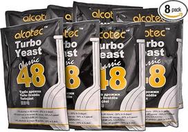 8 x Alcotec Turbo mielės Classic 48h 20% alkoholio per 5 dienas