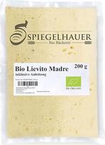 Bäckerei Spiegelhauer Bio Lievito Madre 200 g šviežios ekologiškos kvietinės rūgščios tešlos, kepama be mielių, stipri duonai, bandelėms, picai, Ciabatta, be stiklo
