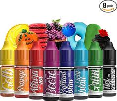 Belissia maistinių dažų rinkinys 8 x 10 ml itin koncentruotas skystis gėrimams, tešlai, įdarams ir visiems kitiems maisto produktams dažyti