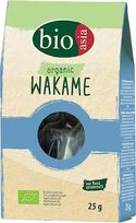 BIOASIA Ekologiški Wakame dumbliai, kuriuose gausu vitaminų, mineralų ir antioksidantų, be glitimo ir veganiški, idealiai tinka salotoms, sriuboms ir azijietiškiems patiekalams, 1 x 25 g