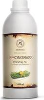 Citrinžolių eterinis aliejus 1000 ml, Cymbopogon Flexuosus, Indija, natūralus ir grynas, citrinžolių eterinis aliejus aromaterapijai, aromatiniam difuzoriui, aliejinei lempai, kambario kvapui, citrinžolių eterinis aliejus