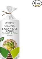 Clearspring Qunioa & Chia Reiskuchen, 120 g, 6 Stück