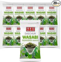 Daechun (Choi''s1) Wasabi jūros dumblių užkandis, 20 vnt., Korėjos produktas