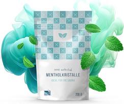 DIYer® Dideli mentolio kristalai, pirties kristalai, mėtų kristalai, mentolio ledo kristalai - 100 % grynas mėtų aliejus - farmacinės kokybės, skirtas pirties užpilams