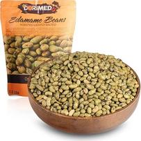 Edamame pupelės 1 kg | Sojų pupelės skrudintos, lengvai sūdytos | Džiovintos pupelės I Be glitimo ir daug baltymų | Be GMO | Tinka užkandžiams ir dietiniams patiekalams I Juodosios pupelės I Sojos I Dorimed