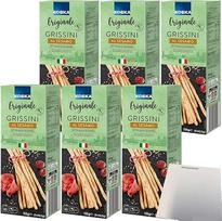 Edeka Italia Grissini su sezamais ir alyvuogių aliejumi, 6 vnt. (6 x 125 g pakuotė) + usy Block