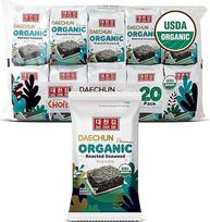 Ekologiški DAECHUN(Choi's1) jūros dumblių užkandžiai 20 pakuočių Original Nori Leaf Product by Korea Premium Great