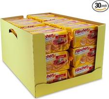 Filinchen The Crisp-Broad, 30 x 75 g, su mažu cukraus ir natrio kiekiu, vaflinė duona, traški duona, užkandis, 30 vnt.
