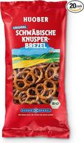 HUOBER Original Swabian Crispy Pretzel, ekologiškas, 20 x 175 g pakuotė