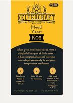 Keltercraft K02 midaus mielės [8g: 25L medaus vyno] Sausos mielės Vyno mielės Grynos kultūrinės mielės
