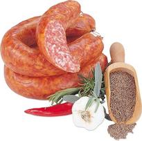Knackwurst su kmynais ★Landmetzgerei Schiessl ★ Apie 500 g