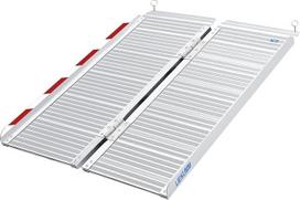 LIEKUMM sulankstoma neįgaliųjų vežimėlių rampa, laiptų rampa, 91 x 71,5 cm, 300 kg keliamoji galia, sulankstoma neįgaliųjų vežimėlių rampa namams, laiptams, durims, sulankstomos aliuminio slenksčio rampos neįgaliųjų vežimėliams