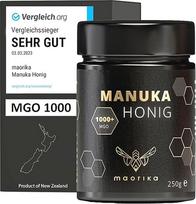 Manuka medus 1000 MGO + 250 g stiklinėje (nepermatomoje, be plastiko) - laboratorijoje išbandytas, sertifikuotas iš Naujosios Zelandijos maorika