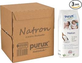 Natron E500 1kg Natrio vandenilio karbonatas NaHCO3 5 II geriamoji soda