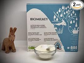 Pasterizuotas ir liofilizuotas asilų pieno milteliai 400 g - gerti po liofilizuotų asilų pieno, ekologiško, 400 g (atitinka 4 l)