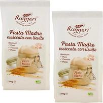 Ruggeri Italian Lievito Madre Mother Dough Yeast Džiovintos aktyviosios duonos mielės 2 x 250 g, skirtos picoms ir pyragams kepti (2 x 250 g)