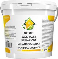 SOLUP Natrio milteliai 5 kg I Sodos milteliai Natrio milteliai valymui I Natris maistinės klasės I Kepimo milteliai Biri pakuotė Valymo milteliai I Natrio vandenilio karbonatas I Skalbimo soda 5 kg miltelių