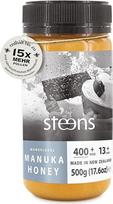 Steens Manuka medus MGO 400+ - 500 g Grynas žalias 100% sertifikuotas UMF 13+ Manuka medus, išpilstytas ir užplombuotas Naujojoje Zelandijoje - 500 g