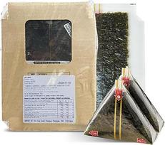 Triangle Sushi Samgak Gimbap Onigiri Jūros dumbliai 100 g 100 lapų Puikiai tinka pietų dėžutėms Įvairūs įdarai Galimas traškus malonumas iki paskutinio kąsnio Lengva naudoti