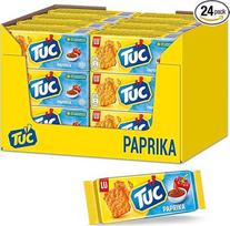 TUC Peppers 24 x 100 g I Druskos pyragaičių biri pakuotė I Pipirų skonio užkandžiai I Smulkiai sūdyti krekeriai