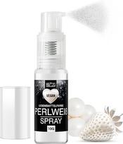 Valgomieji blizgučiai Spray White 10 g, Pearl White Glitter Powder Valgomieji Vegan ir E171 Free, Valgomieji blizgučiai gėrimams ir maistui