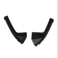 Skirta Nissan Versa Sedanas Hečbekas Tiida 2007-2012 2 vnt. Automobilio Priekinio Šoninio Stiklo Gaubto Grotelės TPE Automobilio Aksesuarai Apdaila juoda