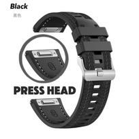 Huawei Watch GT5 Pro 46mm apyrankė, universali silikoninė apyrankė, skirta Huawei Watch GT4 Pro 22mm laikrodžiui. Universal 22mm width juoda