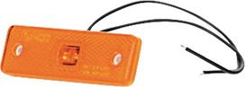 Gabaritinis žibintas LED, stačiakampė, 12-24V, 98x31,5x25mm, Kramp
