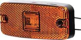 Gabaritinis žibintas LED, stačiakampė, 12-24V, 111x50,5x23mm, Kramp