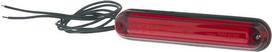 Žymėjimo lemputė LED, 0,7/1,5 W, stačiakampė, 12-24 V, raudona, 133,8x26,8x14,4 mm, 6 LED, Kramp