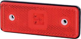 Gabaritinis žibintas LED, 0,4/0,7 W, stačiakampė, 12/24 V, raudona, 112x45x11 mm, 3 LED, gopart