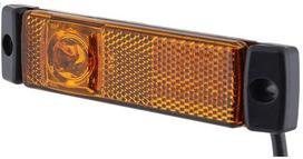 Gabaritinis žibintas LED, 1,20 W, stačiakampė, 24 V, geltona, tvirtinama varžtais, 100x32 mm, 1 LED, Hella
