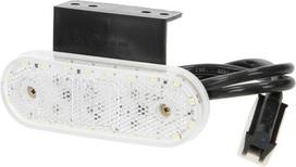 Gabaritinis žibintas LED, stačiakampė, 12-24V, 114x40x25mm, Jaeger, Kramp