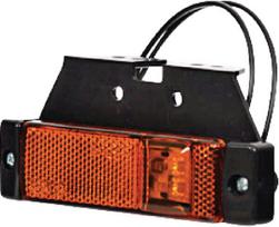 Gabaritinis žibintas LED, stačiakampė, 12-24 V, 130x32x20,5 mm, Kramp