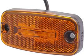 Gabaritinis žibintas LED, 24V, geltona, "Hella