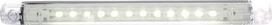Gabaritinis žibintas LED, stačiakampė, 12/24 V, skaidri, tvirtinama varžtais, 237x20x22 mm, Waś