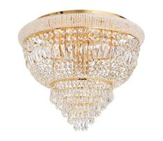 Ideal Lux - Krištolinis lubinis šviestuvas DUBAI 6xE14/28W/230V diametras 52 cm auksas